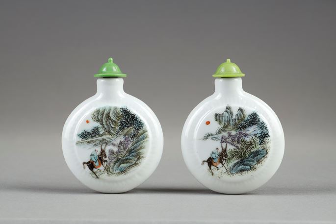 Two porcelain snuff bottles | MasterArt